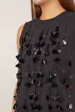 Plan C Tops Sequin Tank Top in Black Sequin Tank Top in Black