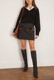 Skirt in Anthracite Melange