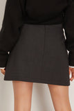 Skirt in Anthracite Melange