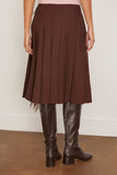 Plan C Skirt in Brown Melange