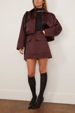 Skirt in Dark Burgundy