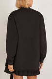 Sweatshirt in Black