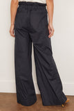 Plan C Pants Trousers in Blue Black Trousers in Blue Black