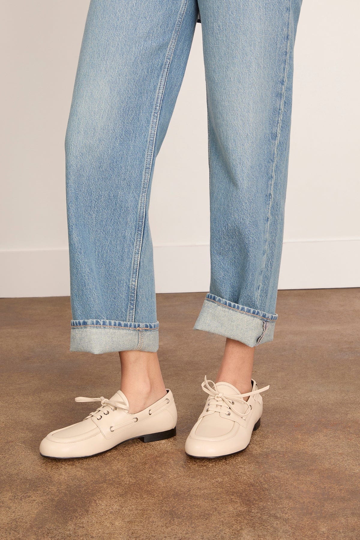 Proenza Schouler Deck Shoes in Ecru