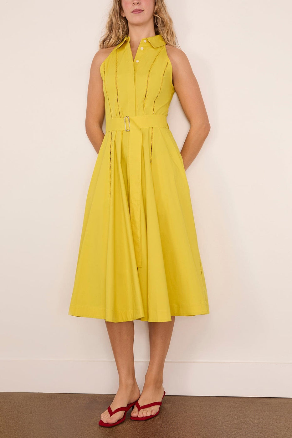 Proenza Schouler Dorothy Dress in Yellow – Hampden Clothing