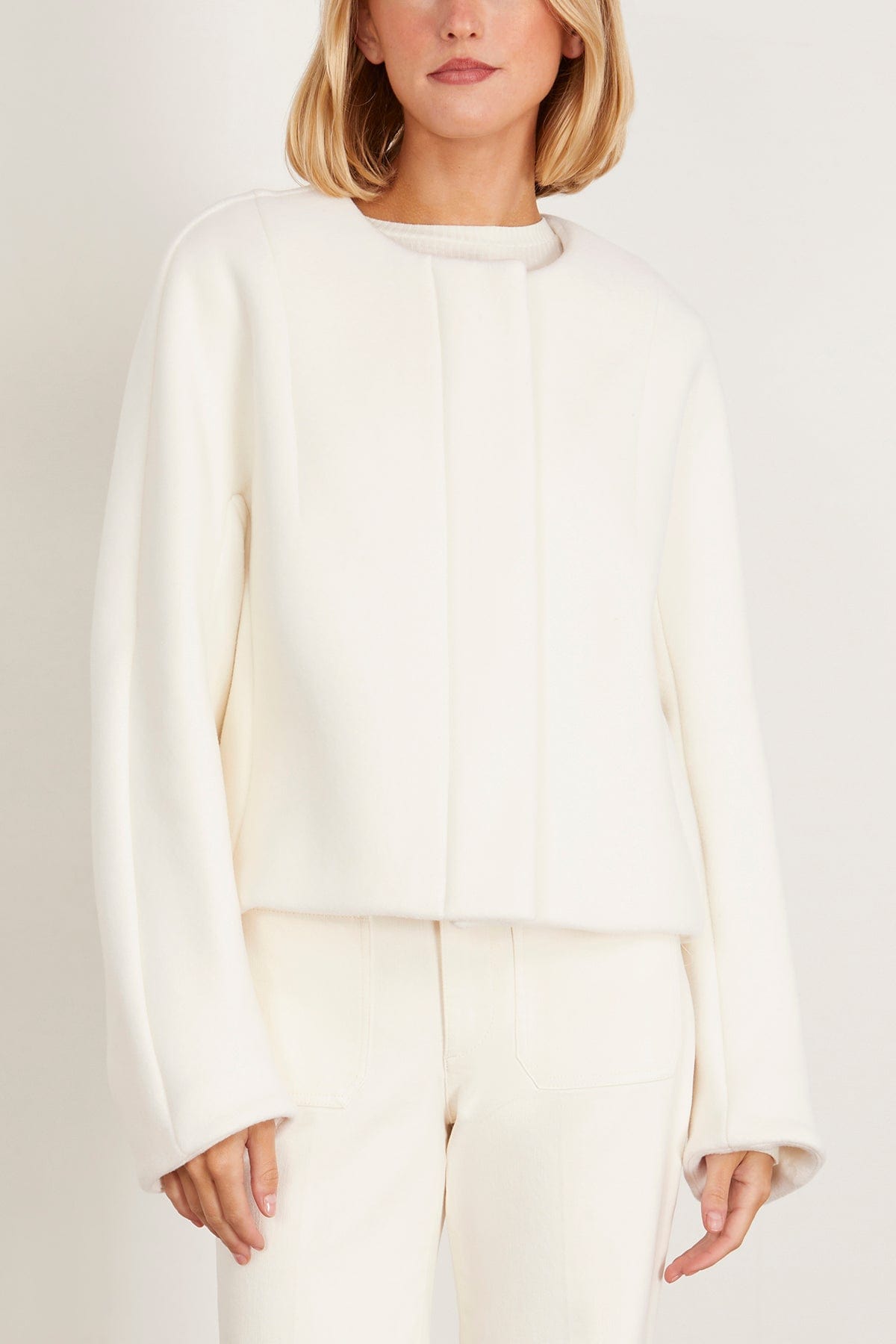 Proenza Schouler Jackets Mona Jacket in Ecru Proenza Schouler Mona Jacket in Ecru