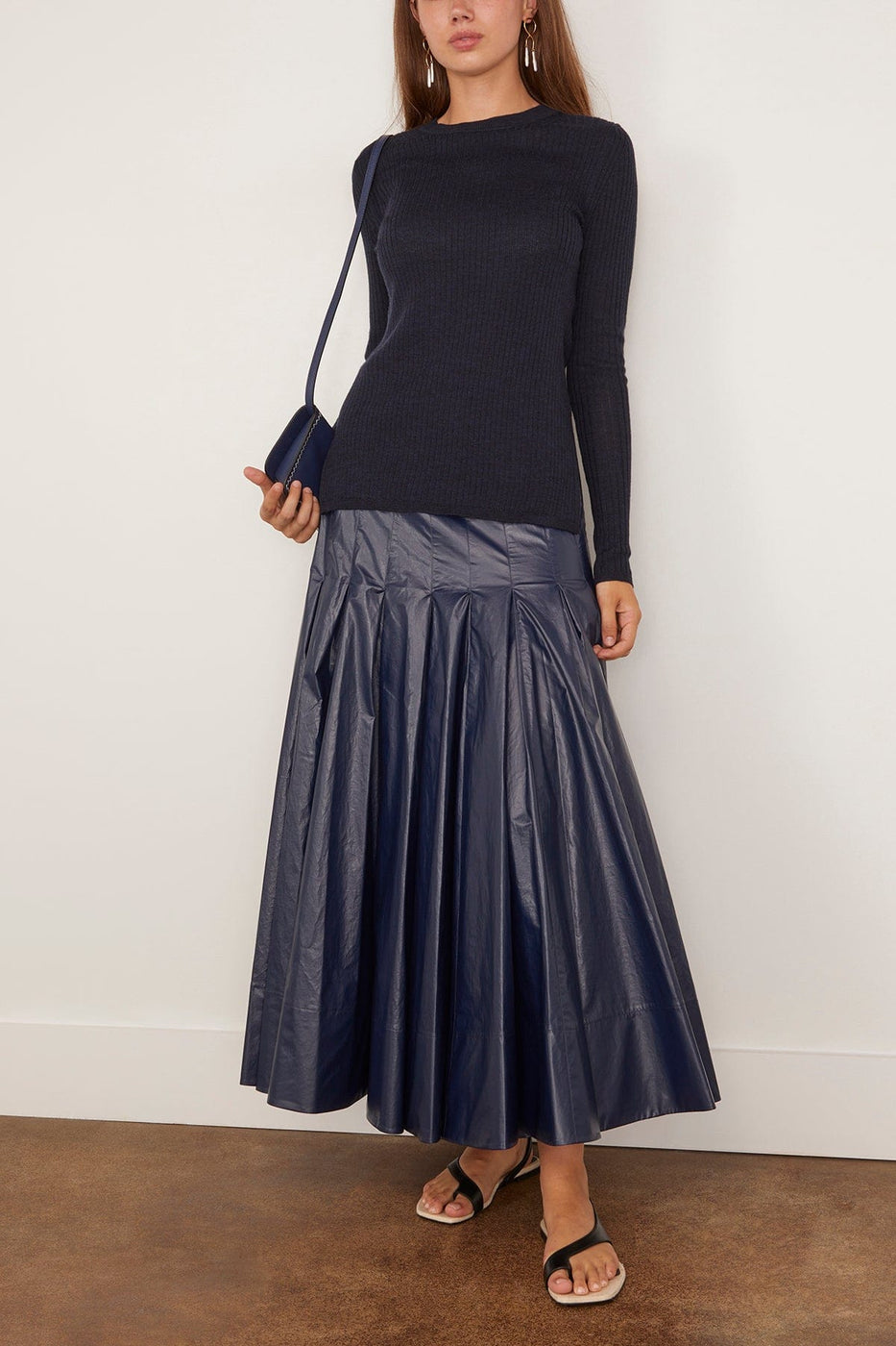 Proenza Schouler Petra Skirt in Navy
