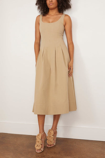 Proenza Schouler White Label Casual Dresses Shelby Dress in Khaki Proenza Schouler Shelby Dress in Khaki