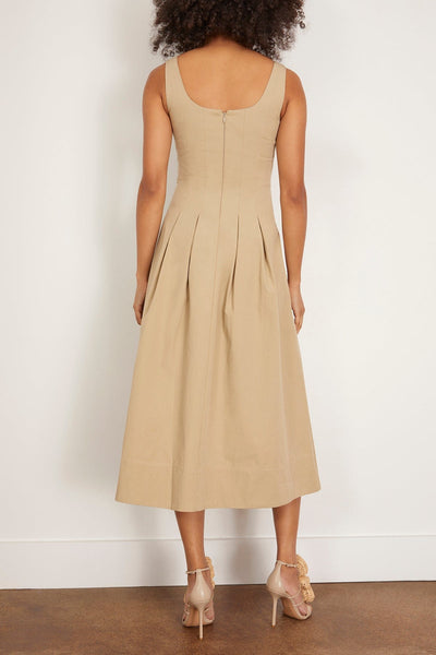 Proenza Schouler White Label Casual Dresses Shelby Dress in Khaki Proenza Schouler Shelby Dress in Khaki