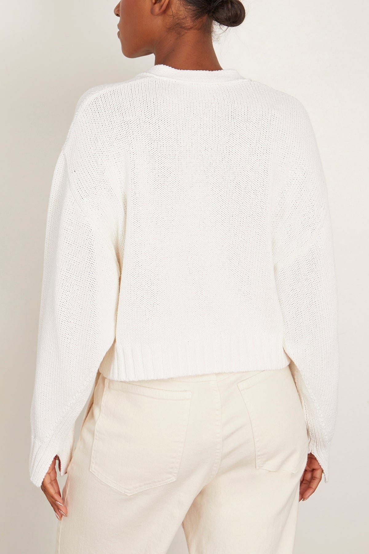 Proenza Schouler Sofia Cardigan in Off White