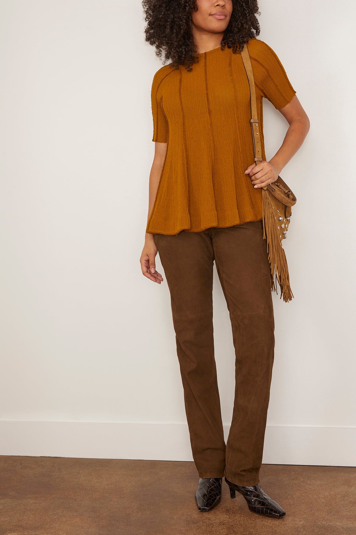 Proenza Schouler Tavia Top in Olive