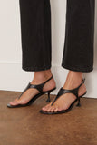Proenza Schouler Tee Thong Sandals in Black