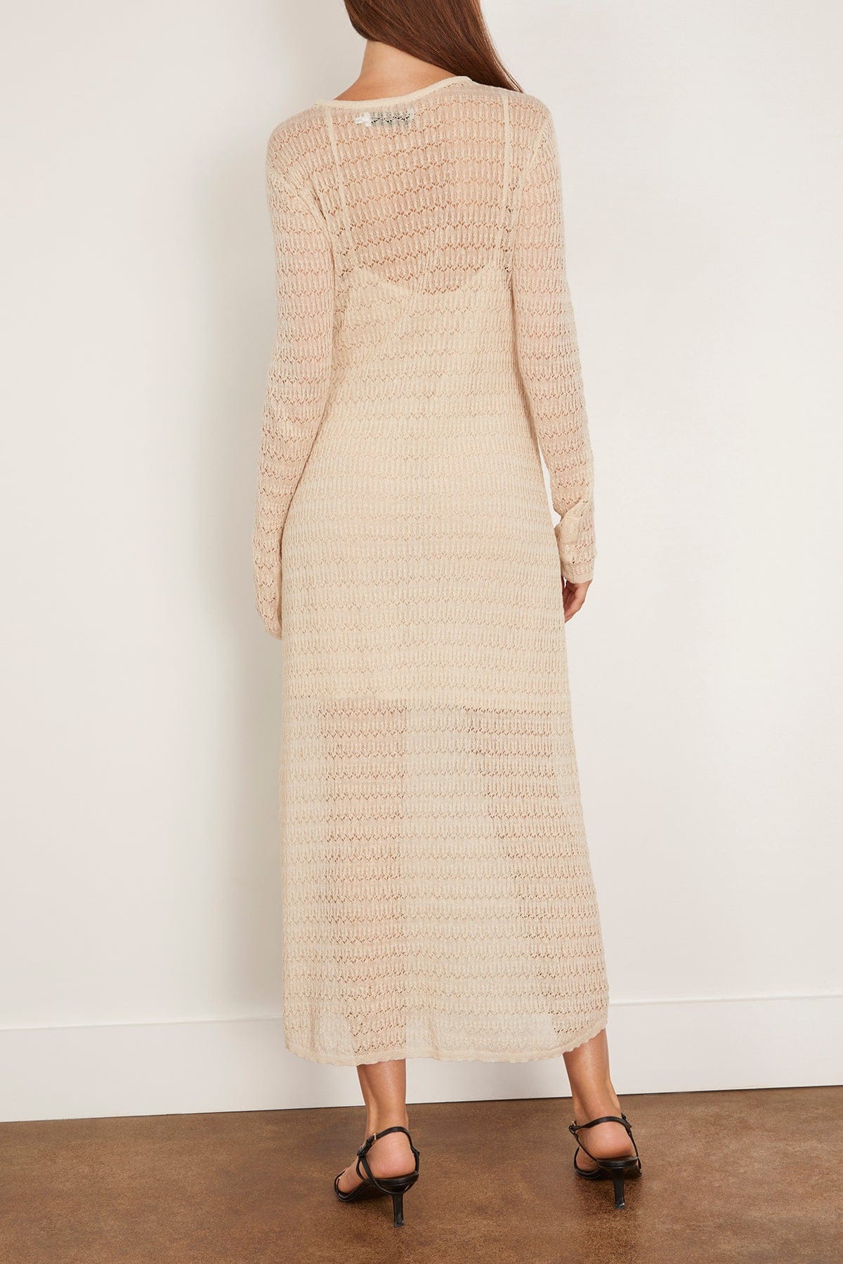 Proenza Schouler White Label Miriam Dress in Ecru Hampden Clothing Proenza Schouler White Label Miriam Dress in Ecru Hampden Clothing