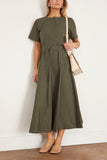 Proenza Schouler White Label Casual Dresses Elizabeth Dress in Dark Spruce Proenza Schouler White Label Elizabeth Dress in Dark Spruce