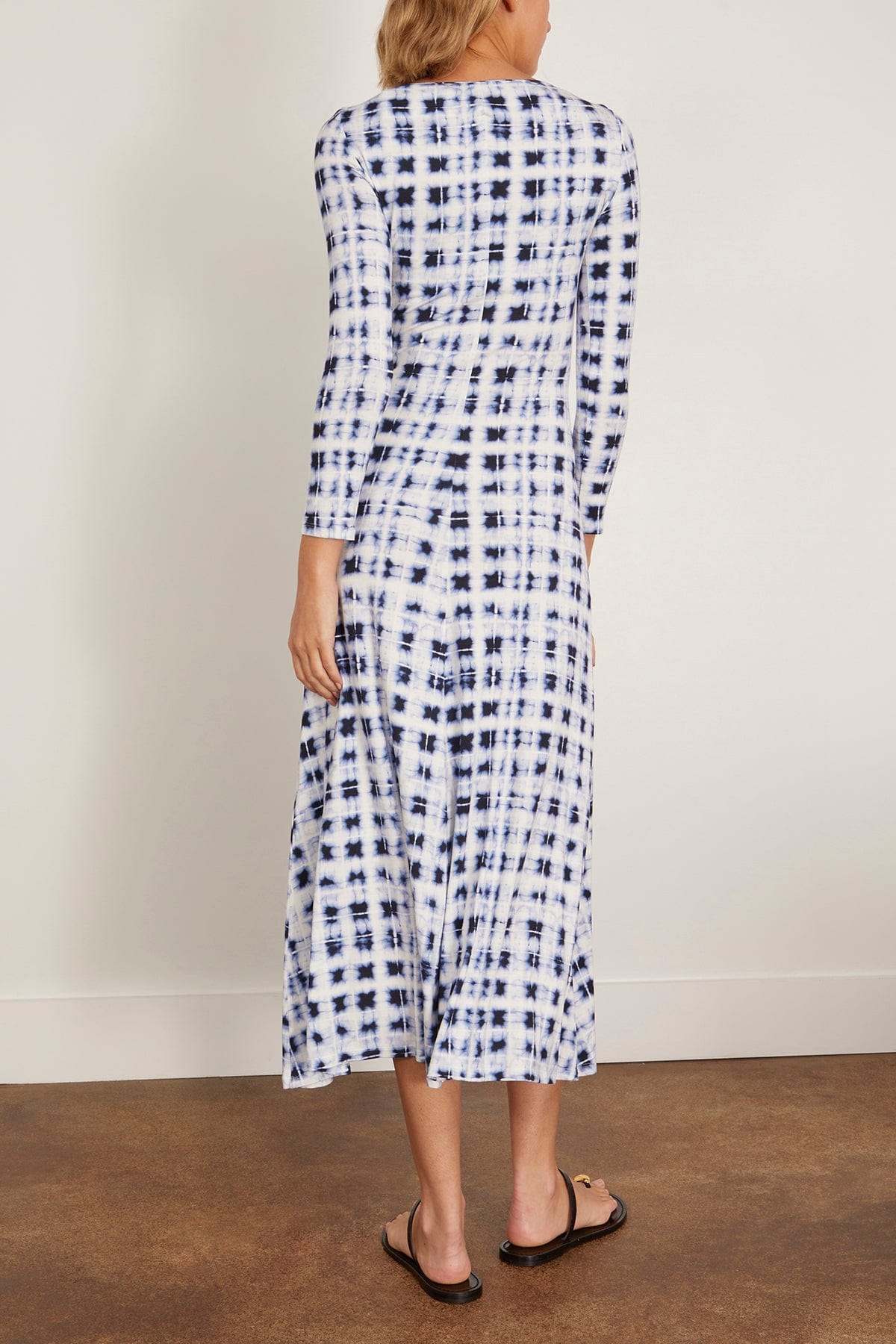 Proenza Schouler White Label Jen Dress in Indigo Multi