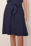Proenza Schouler White Label Jess Skirt in Open Weave Flou Navy