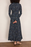 Proenza Schouler White Label Mabel Dress in Cheetah Jersey Navy Multi