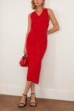 Proenza Schouler White Label Phelan Knit Skirt in Dark Poppy