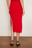 Proenza Schouler White Label Phelan Knit Skirt in Dark Poppy