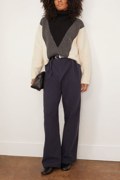 Proenza Schouler White Label Pants Tristan Knit Pant in Ink Melange Proenza Schouler White Label Tristan Knit Pant in Ink Melange