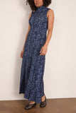Proenza Schouler White Label Valentina Dress in Navy/Slate