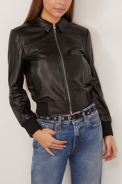 Berlin Leather Jacket in Black