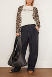 R13 Sweaters Boyfriend Cardigan in in Light Leopard Jacquard (TS) R13 Boyfriend Cardigan in in Light Leopard Jacquard (TS)