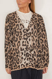 R13 Sweaters Boyfriend Cardigan in in Light Leopard Jacquard (TS) R13 Boyfriend Cardigan in in Light Leopard Jacquard (TS)