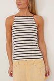 R13 Tops Halter Stripe Tee in Navy/Ecru Wide Stripe (TS) R13 Halter Stripe Tee in Navy/Ecru Wide Stripe (TS)