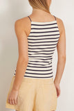 R13 Tops Halter Stripe Tee in Navy/Ecru Wide Stripe (TS) R13 Halter Stripe Tee in Navy/Ecru Wide Stripe (TS)