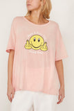 R13 Tops Have a Nice Day Relaxed Tee in Pink R13 Have a Nice Day Relaxed Tee in Pink