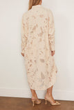 R13 Jumbo Shirtdress in Nude