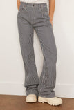 R13 Jeans Lace Back Jane Jean in Rinse Indigo Railroad (TS) R13 Lace Back Jane Jean in Rinse Indigo Railroad (TS)