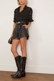 R13 Slim Shirt in Black