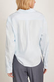 R13 Tops Twisted Front Shirt in Light Blue R13 Twisted Front Shirt in Light Blue