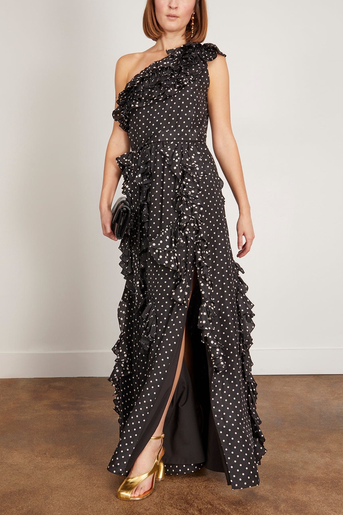 Delphine Gowns Angela Gown in Noir/Ivory Delphine Angela Gown in Noir/Ivory