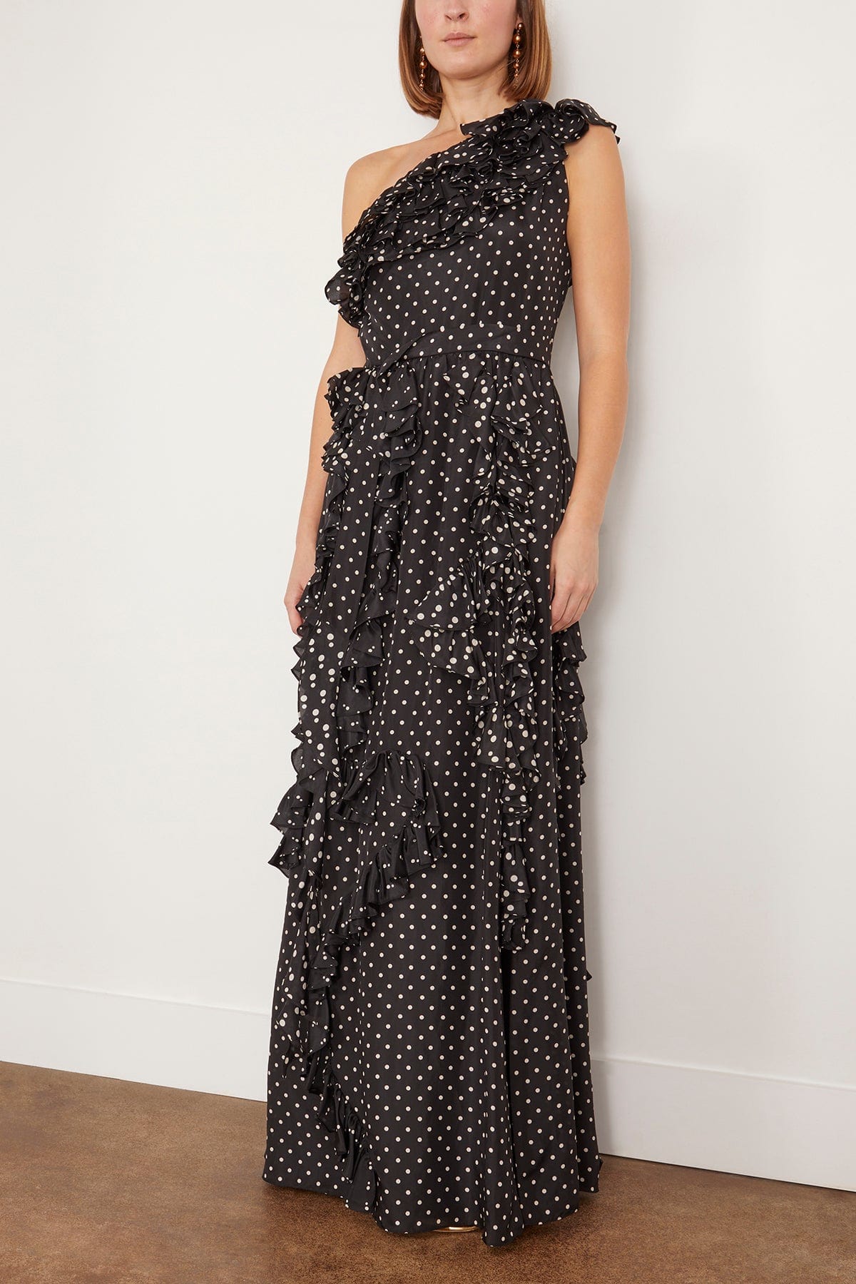 Delphine Gowns Angela Gown in Noir/Ivory Delphine Angela Gown in Noir/Ivory