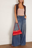 R13 Nico Wrap Jean in Raine Blue
