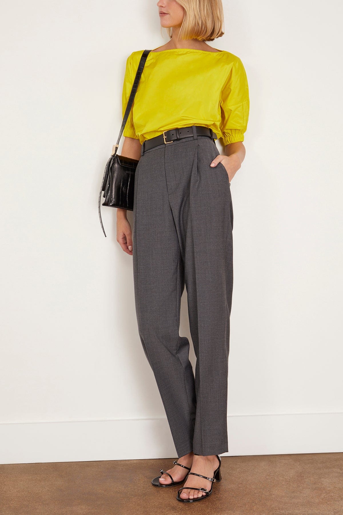 Rachel Comey Tops Ballaton Top in Citron Rachel Comey Ballaton Top in Citron