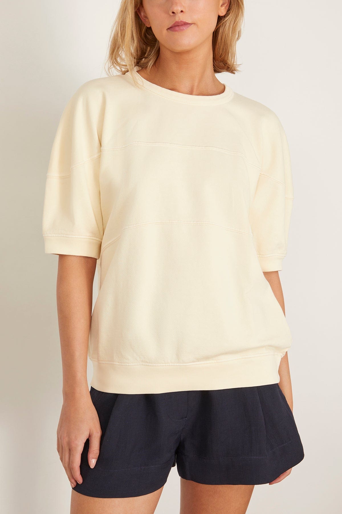 Rachel Comey Football Sweatshirt in Meringue