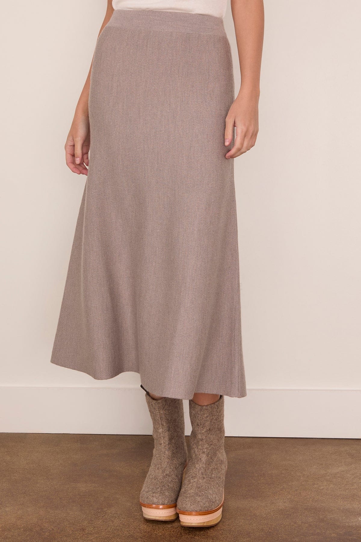 Rachel Comey Gershwin Skirt in Taupe Sand