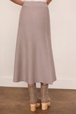 Rachel Comey Gershwin Skirt in Taupe Sand