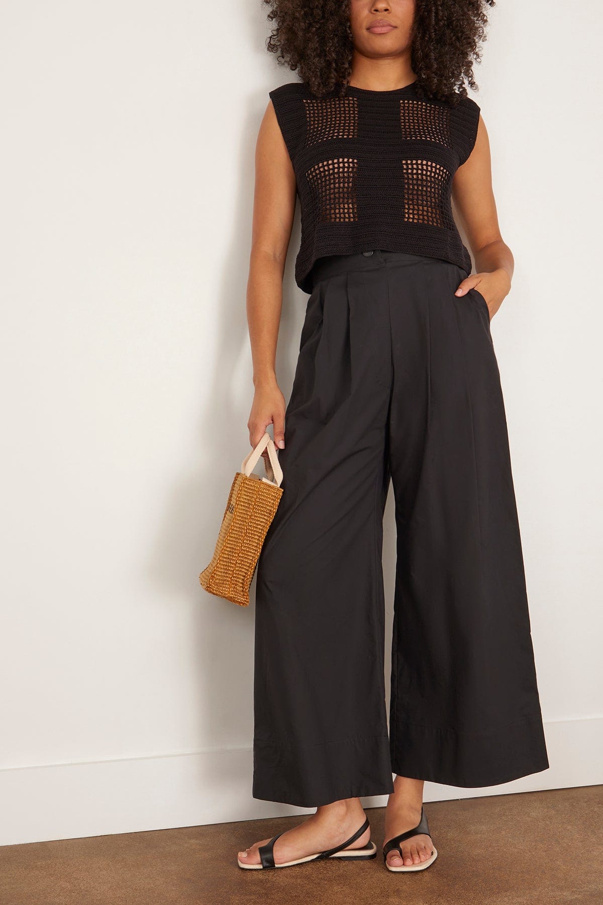 Rachel Comey Glasby Top in Black