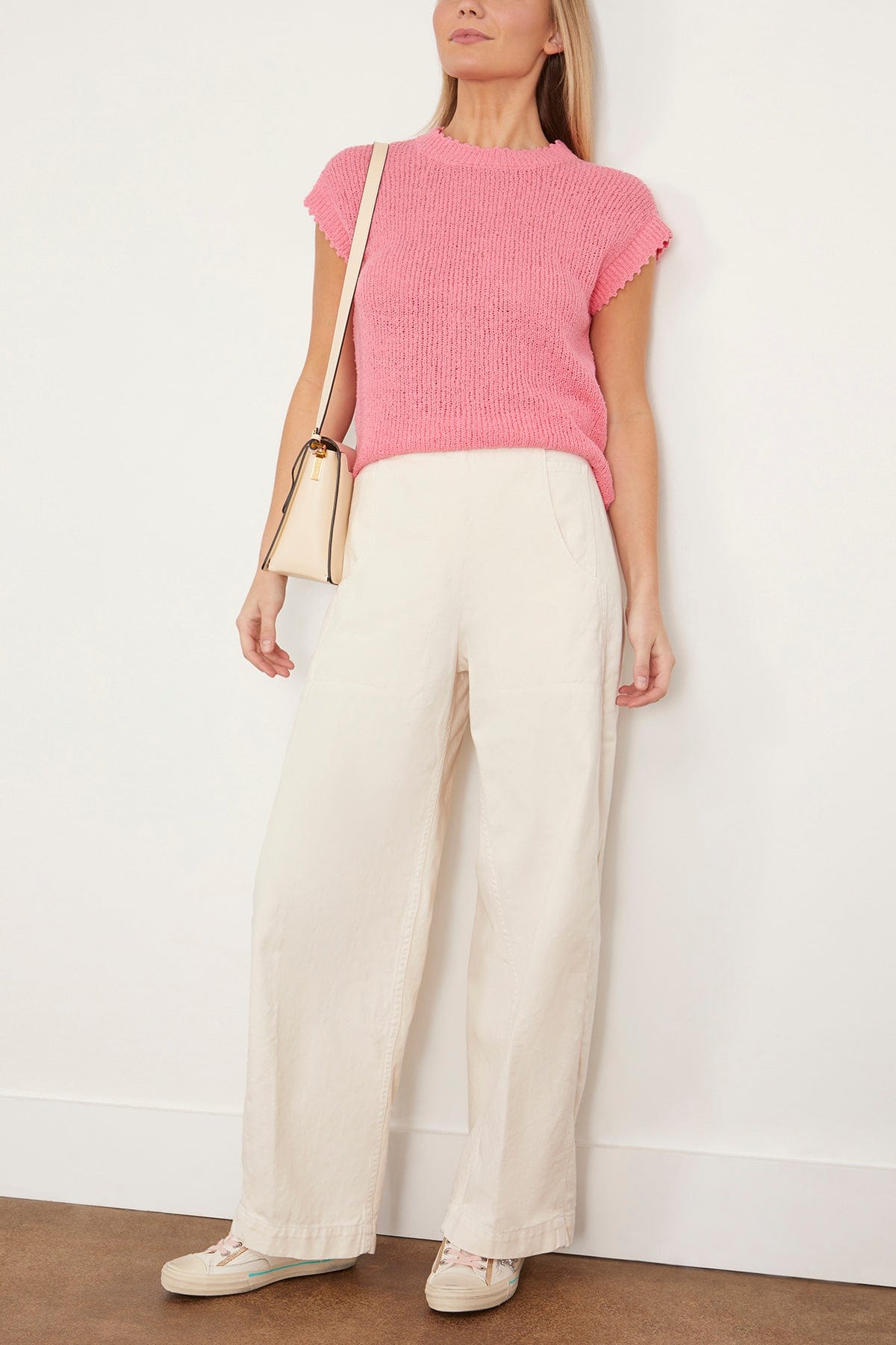 Rachel Comey Tops Julie Top in Neon Pink Rachel Comey Julie Top in Neon Pink