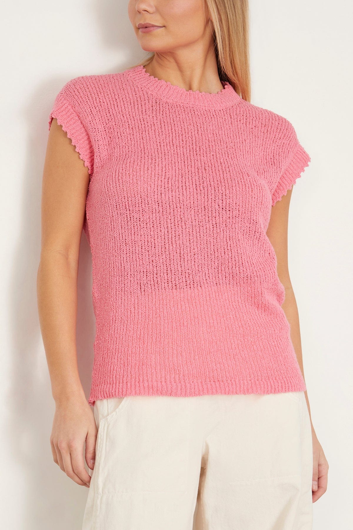 Rachel Comey Tops Julie Top in Neon Pink Rachel Comey Julie Top in Neon Pink