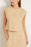 Rachel Comey Tops Orla Top in Cement Rachel Comey Orla Top in Cement