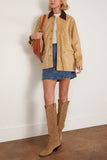 Rag And Bone Cassidy Suede Jacket in Tan