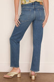 Rag And Bone Harlow Low Rise Ankle Straight Jean in Easton
