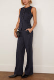 Rag And Bone Irina Ponte Tailored Pant in Navy Multi