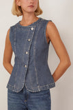 Rag And Bone Miramar Ponte Olivia Vest in Woodside